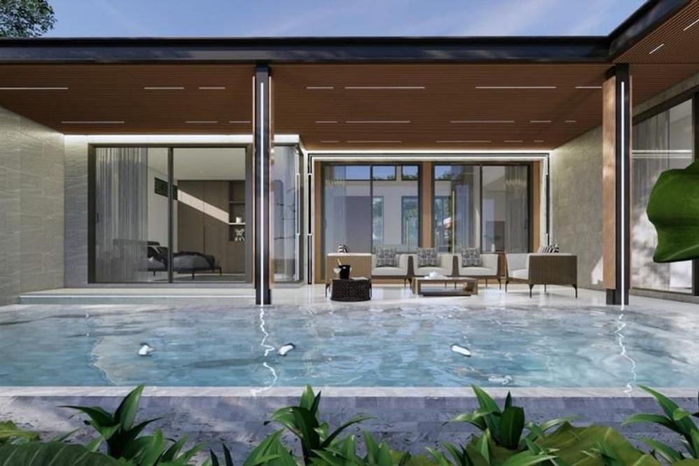 Komplett eingerichtete Luxus Pool Villa Typ B in Salween Gardens Hua Hin, Thailand