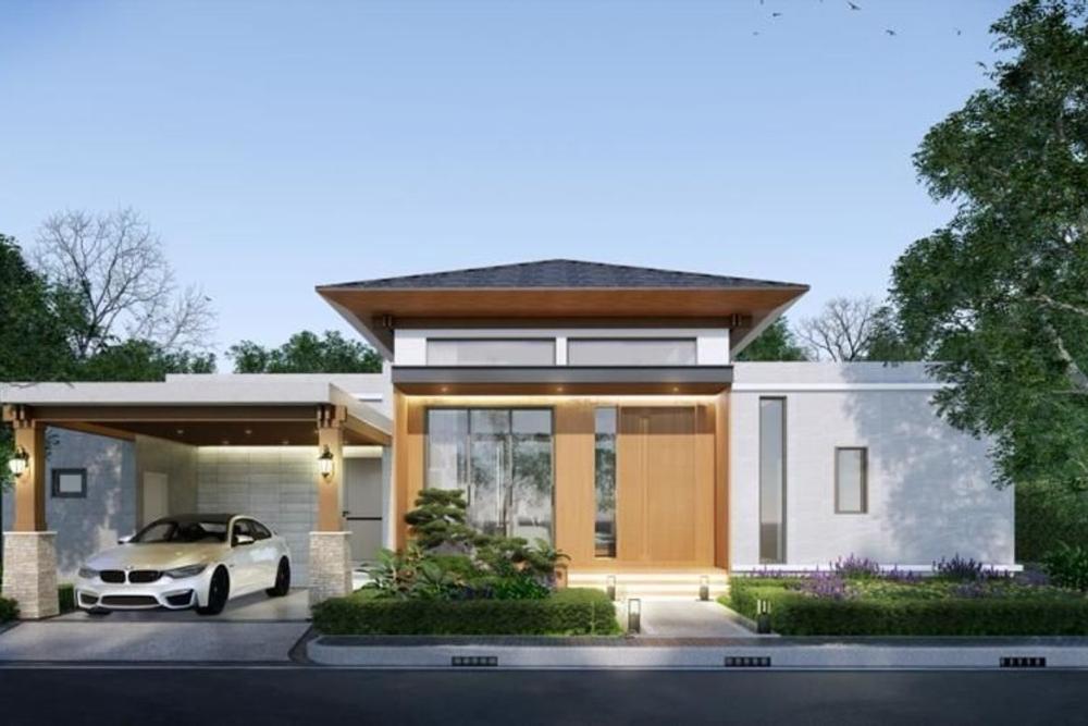 Komplett eingerichtete Luxus Pool Villa Typ A in Salween Gardens Hua Hin, Thailand