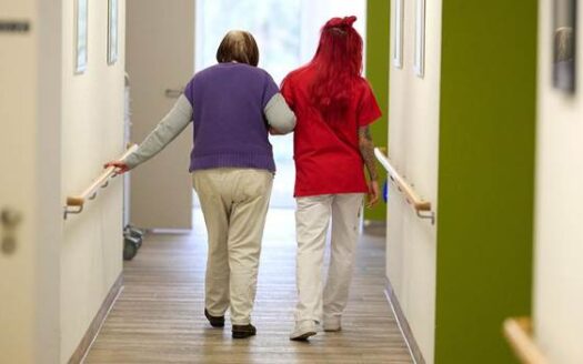 Betreuering mit Patientin